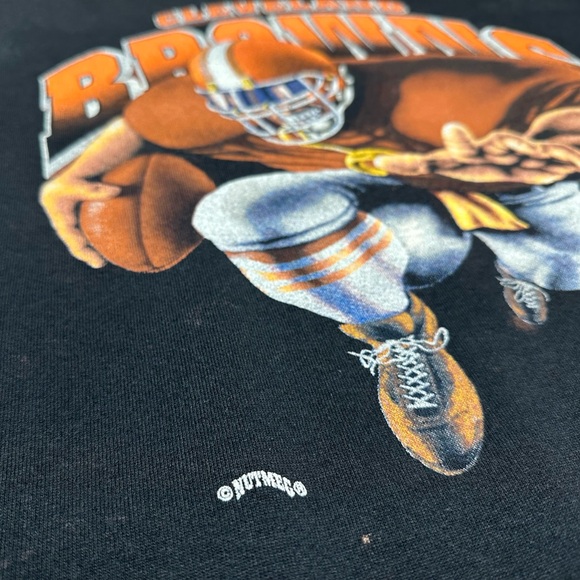 Vintage 1994 Nutmeg Cleveland Browns Graphic Crewneck Sweatshirt Men's XL RARE! - Picture 6 of 8